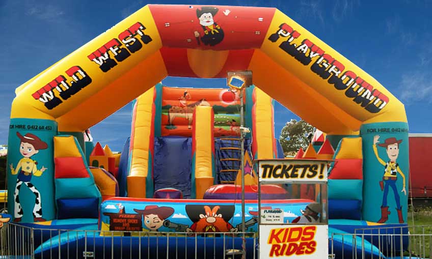 All Fun Wild West Jumping Castle hire Melbourne