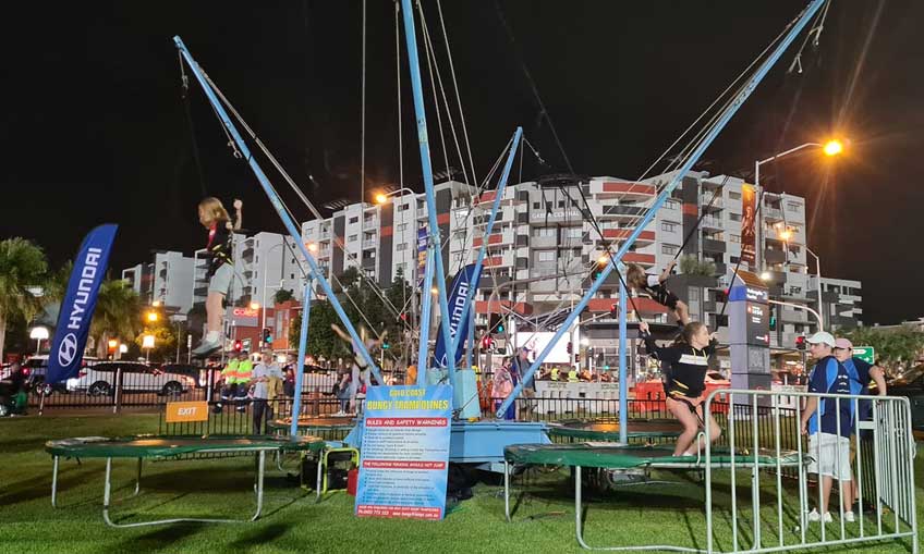 Gold Coast Bungy Trampoline for hire Brisbane