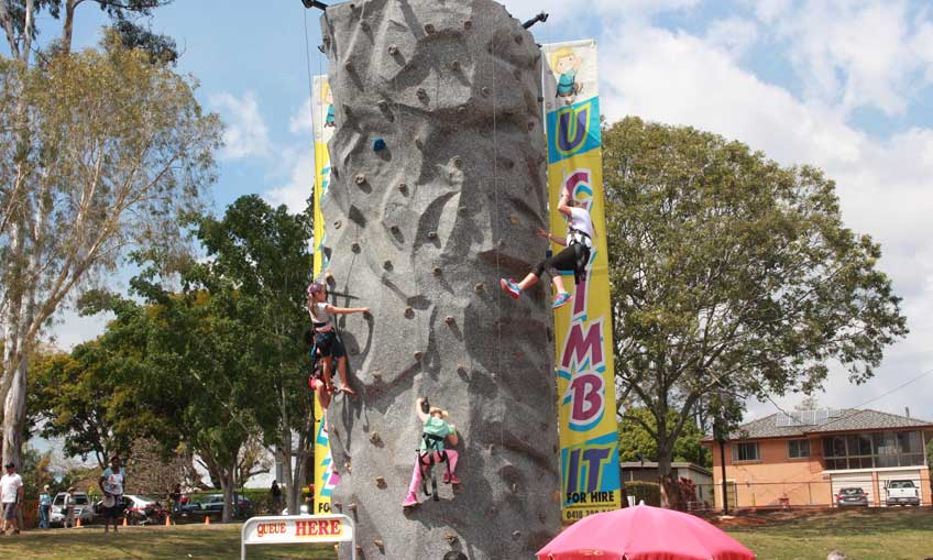 Jubilee Mobile Rock Climbing Wall for Hire Brisbane