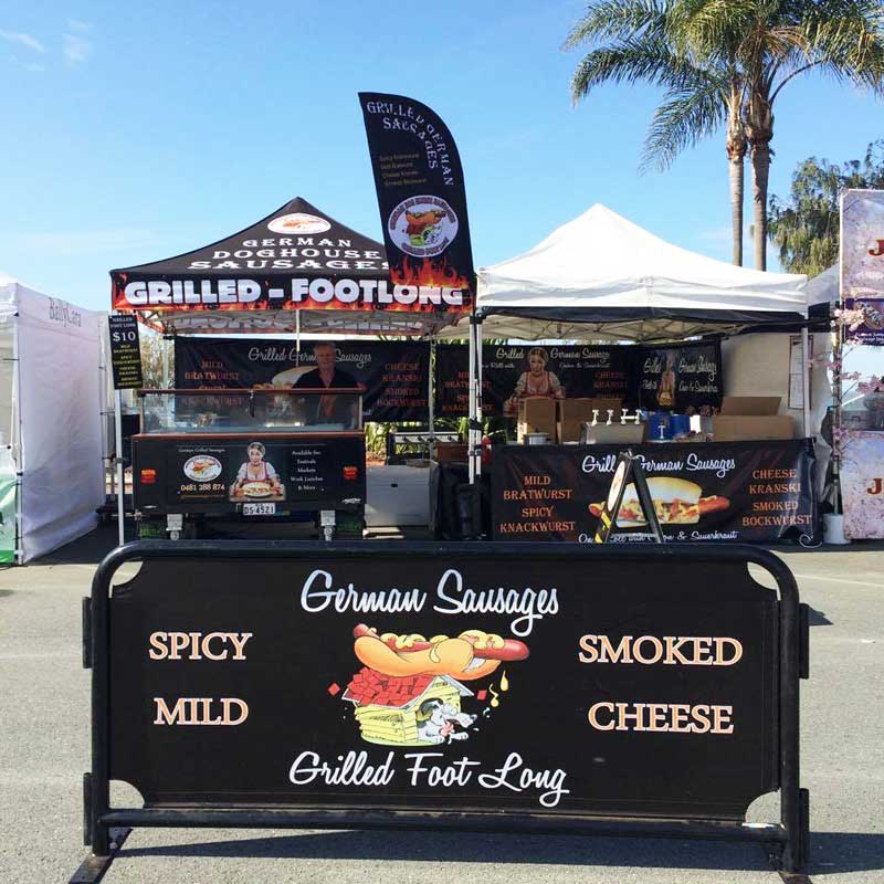 German Sausage Food Stall Brisbane