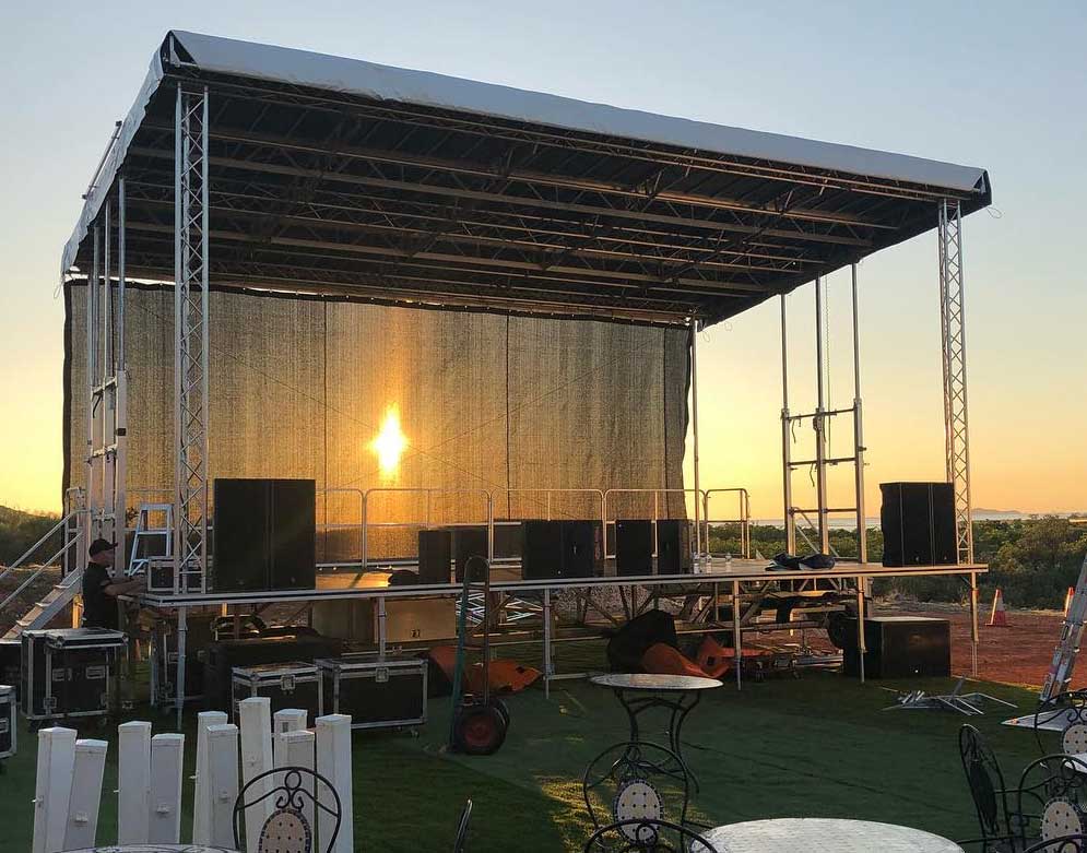 Mega Vision Mobile Stage Hire Perth WA