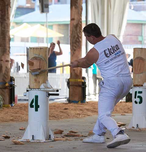 Royal Queensland Show Wood Chopping