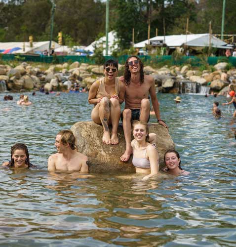 Woodford Folk Festival Rock Pool